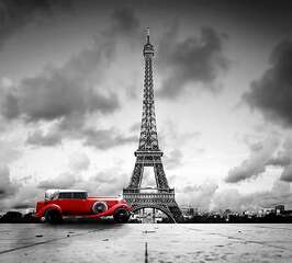 Фотопанно Divino Красный авто (D-086)